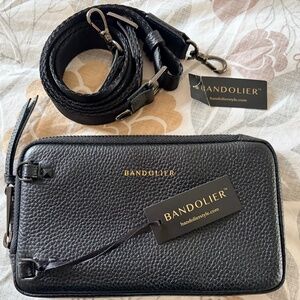 NWT - Bandolier Expanded Pouch (plus, matching Nylon + Leather Crossbody Strap)